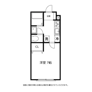 サンハイツ富山【2階】の間取り