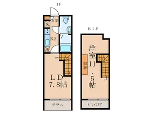 LAPiS 恵比寿IIの間取り