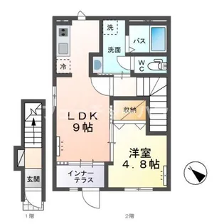 サンコート【2階】の間取り