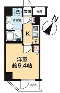 AZEST横濱関内【5階】の間取り
