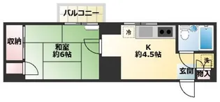 ガーデンハイツフタバ【1階】の間取り