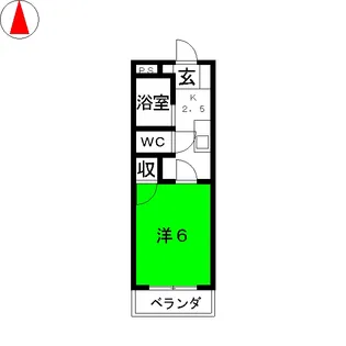 ヒルズLR【1階】の間取り
