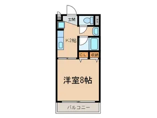 サ-プラスワン 伊藤【1階】の間取り