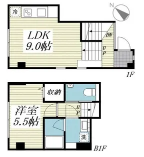 サリースマイル参番館の間取り