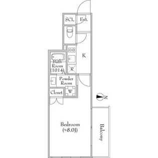 レクシード目白【4階】の間取り
