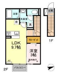 エトワール・ポエム【2階】の間取り