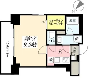 エスモア森下【7階】の間取り