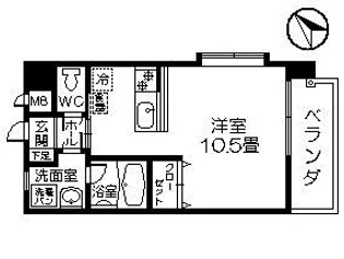 La Forte【4階】の間取り