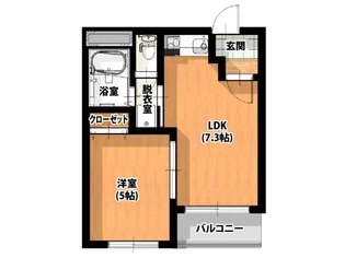 カリーナ・ミミ【1階】の間取り