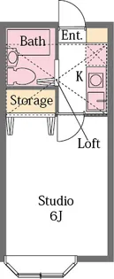 あるゾウパレス溝端町【1階】の間取り