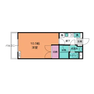 アリエッタ杉谷【2階】の間取り