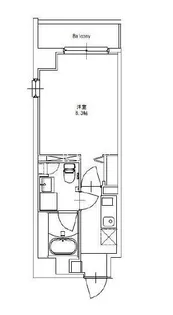 JU RUY Ichigaya Daimachi【2階】の間取り