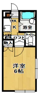 パルーム開成 A棟【1階】の間取り