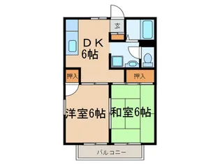 シャトーグリシン【2階】の間取り