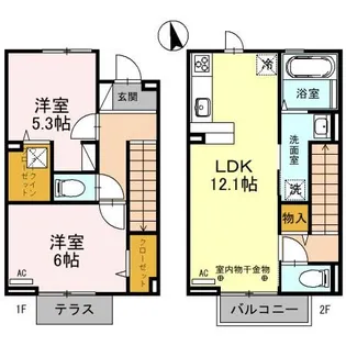 リバーサイド神明の間取り