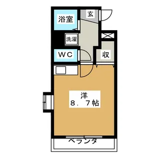 パークハイツみしまII【3階】の間取り