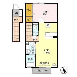 メイプル ガーデン【2階】の間取り