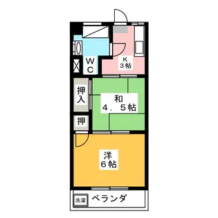 松戸パレス【8階】の間取り