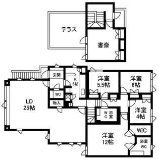 ツインフラッツ【2階】の間取り