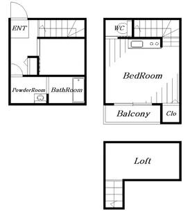 La Fonte検見川【1階】の間取り