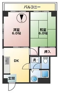 雅マンション【2階】の間取り