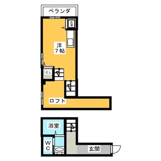 Celeste【2階】の間取り