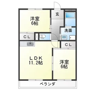 グランドールK【3階】の間取り