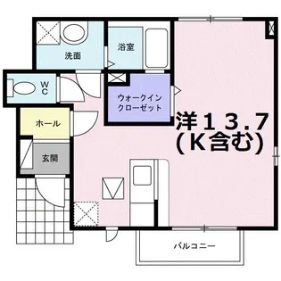 フリッシュ【1階】の間取り