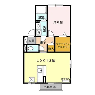 アムール・ド・メゾンII番館【1階】の間取り