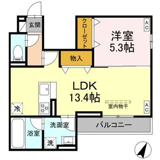 エスペリア新百合ヶ丘【2階】の間取り