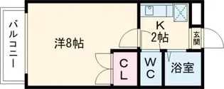 アムール【3階】の間取り