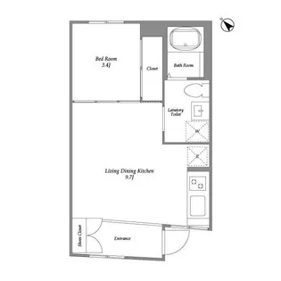 TAKANAWA NODE【1階】の間取り