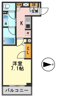 AMAZING RESIDENCE【1階】の間取り