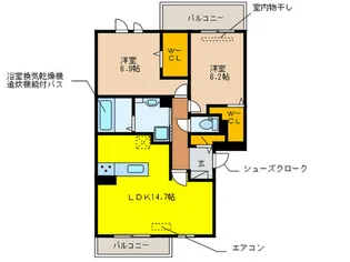 Proud Hills I【3階】の間取り