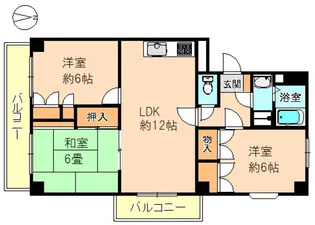 シーブリーズハウス・I【3階】の間取り