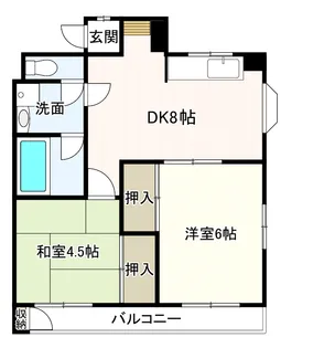 RGハイツII【3階】の間取り