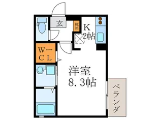 メゾンゆき【1階】の間取り