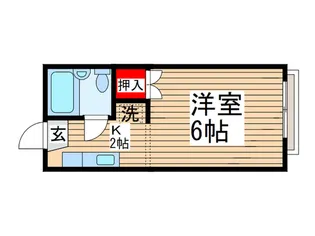 メゾンソレイユ【1階】の間取り