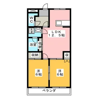 クレヨンハウス【1階】の間取り