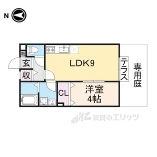 サンライズ【1階】の間取り