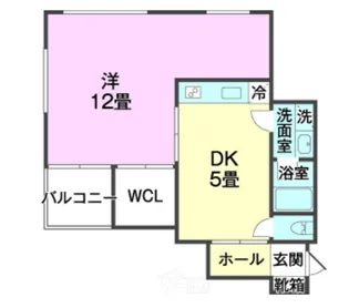 プティコルネ【3階】の間取り