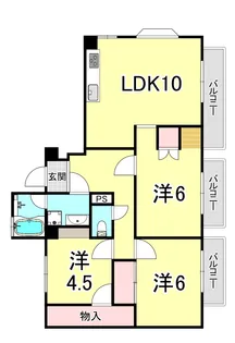 さつきビル【4階】の間取り
