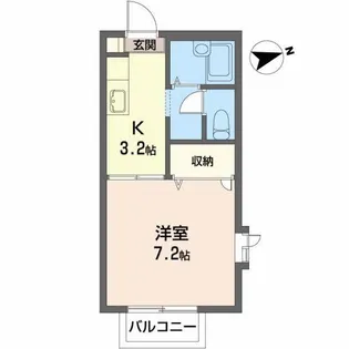 K’s Court II【2階】の間取り