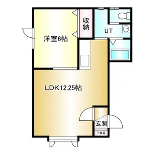 メゾンラポール【1階】の間取り