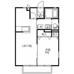 メテオール2【1階】の間取り