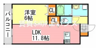 クラーレ【3階】の間取り