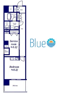 LA.PRYLE新横浜【3階】の間取り