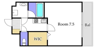 grand noir【5階】の間取り