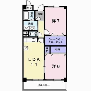 クエストオブインフィニティ-【5階】の間取り