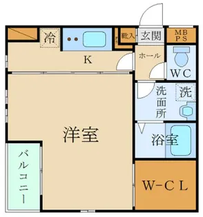 アムール8番館【2階】の間取り